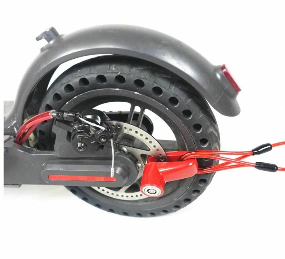 Elektroroller EScooter Diebstahlsicherung Scheibenbremsen Schloss, 12,00